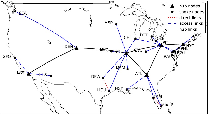 M3Nets (Multi-Modal Mobility Networks)